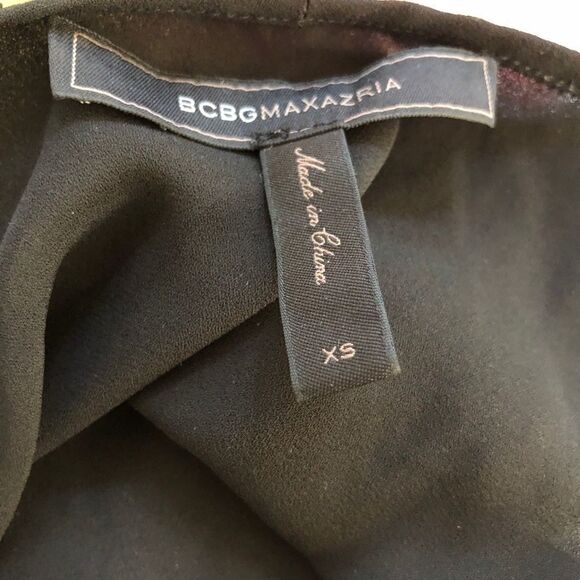 BCBGMAXAZRIA Light Pearl Cici Asymmetrical Dress XS - Picture 6 of 7